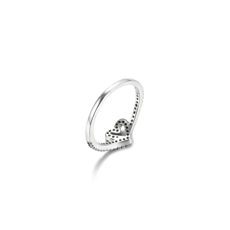 (bilde for) Pandora Funklende Ønskebein Hjerteformet Ring - 199302C01 - Vis 5