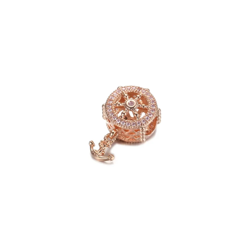 (bilde for) Pandora Funklende Ror og Anker Charm - 789017C01 - Vis 2