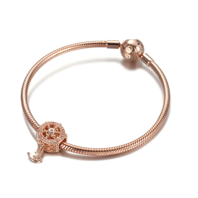 (bilde for) Pandora Funklende Ror og Anker Charm - 789017C01 - Vis 5