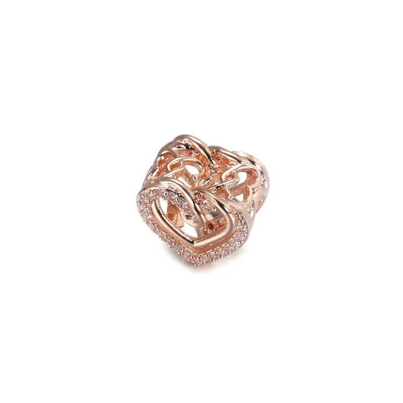 (bilde for) Pandora Funklende Sammenflettede Hjerter Charm - 789270C01 - Vis 2
