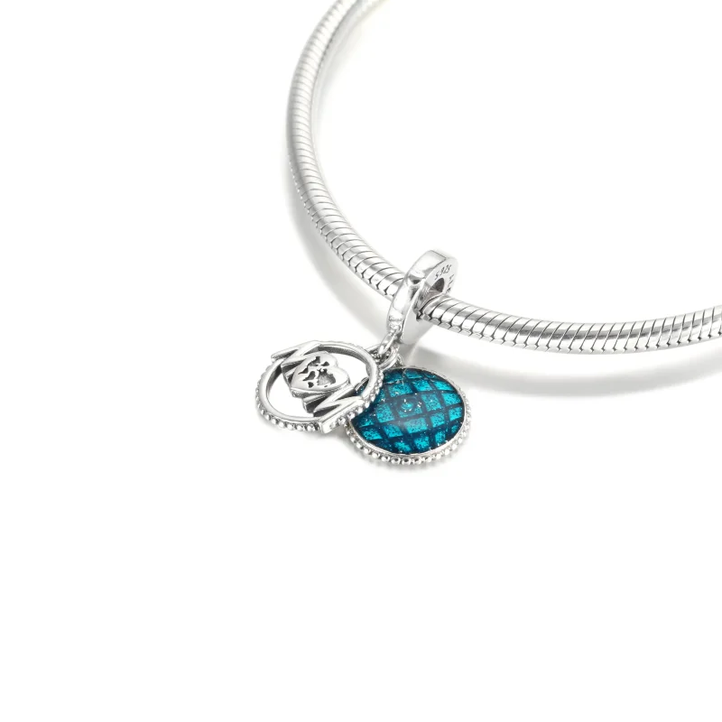(bilde for) Pandora Glitrende Klode Mor Hengende Charm - 799368C01 - Vis 5