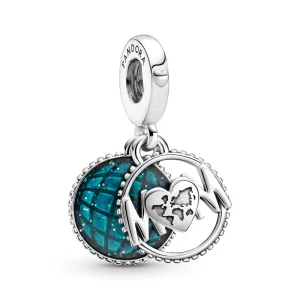 (bilde for) Pandora Glitrende Klode Mor Hengende Charm - 799368C01