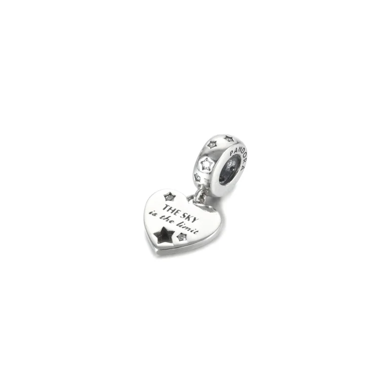 (bilde for) Pandora Gratulerer Hjerter og Stjerner Hengende Charm - 799323C01 - Vis 3