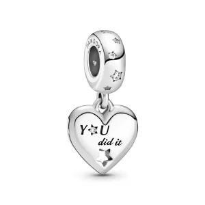 (bilde for) Pandora Gratulerer Hjerter og Stjerner Hengende Charm - 799323C01