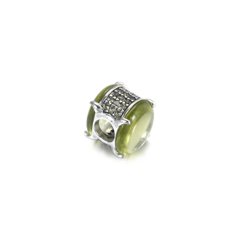 (bilde for) Pandora Grønn Oval Cabochon Charm - 799309C02 - Vis 3