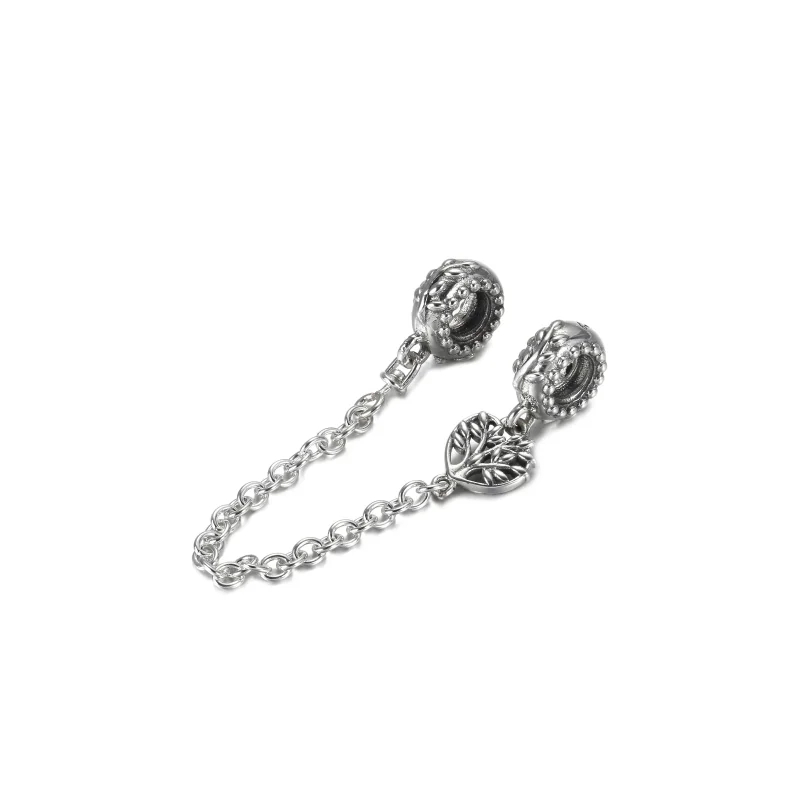 (bilde for) Pandora Hjerte Familietre Sikkerhetskjede Charm - 799293C00 - Vis 2
