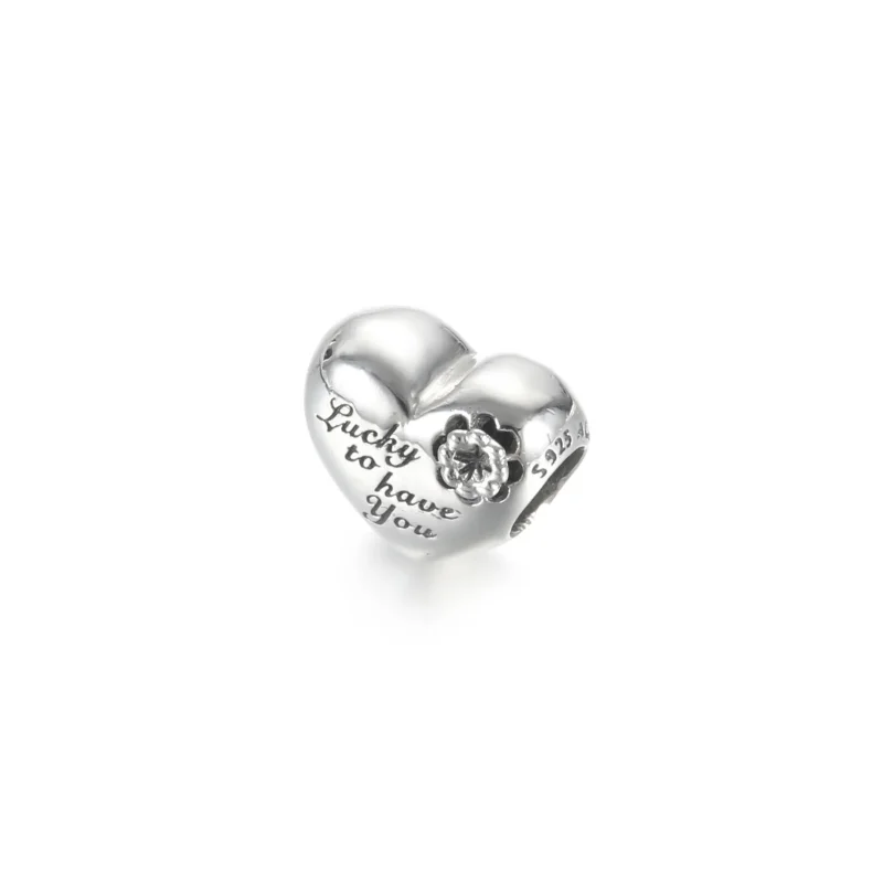 (bilde for) Pandora Hjerte og Kløver Charm - 799364C00 - Vis 3