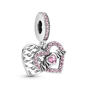 (bilde for) Pandora Hjerte og Mor Hengende Charm - 799402C01