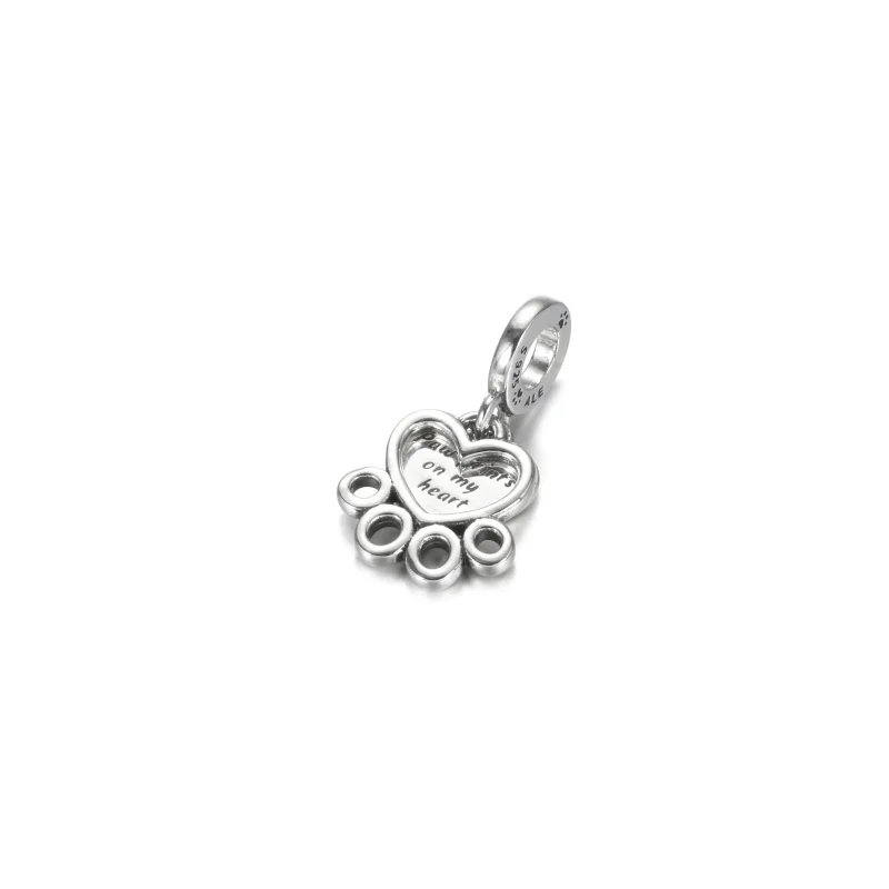 (bilde for) Pandora Hjerte og potespor Hengende Charm - 799360C00 - Vis 3