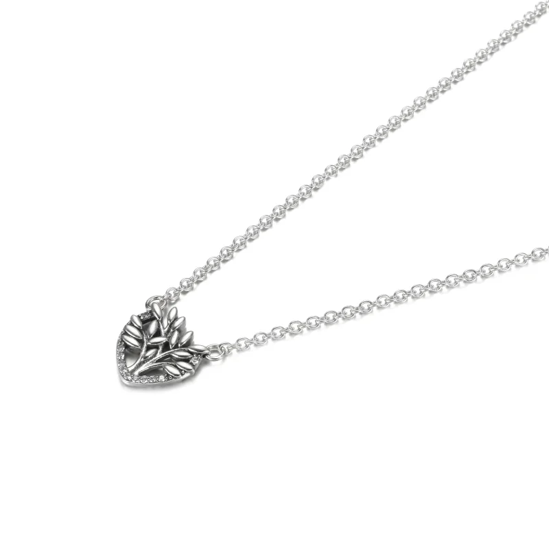 (bilde for) Pandora Hjerteformet Familietre Collierhalskjede - 399261C01 - Vis 2