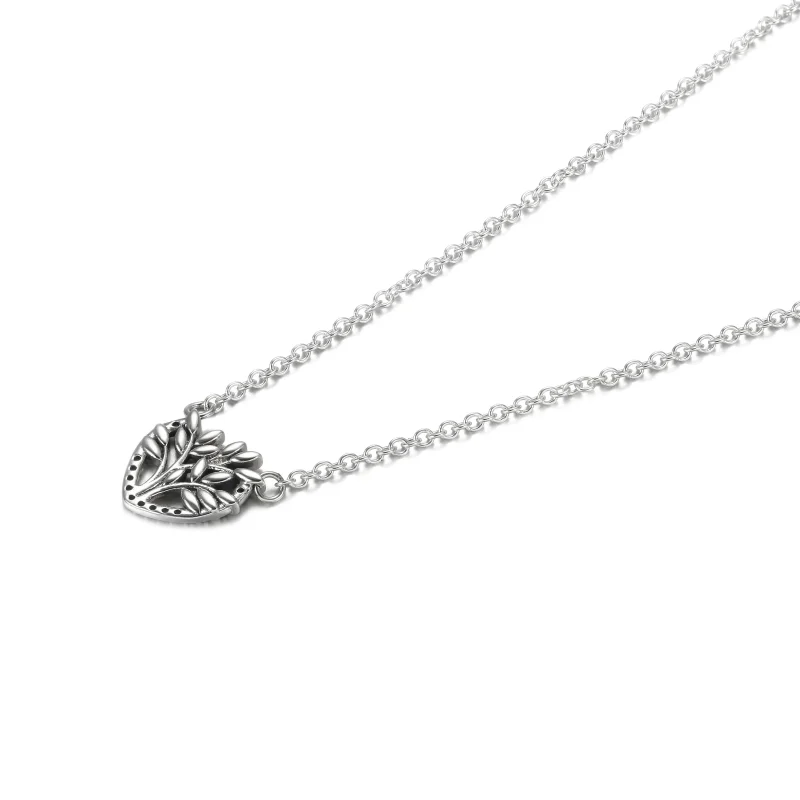 (bilde for) Pandora Hjerteformet Familietre Collierhalskjede - 399261C01 - Vis 3