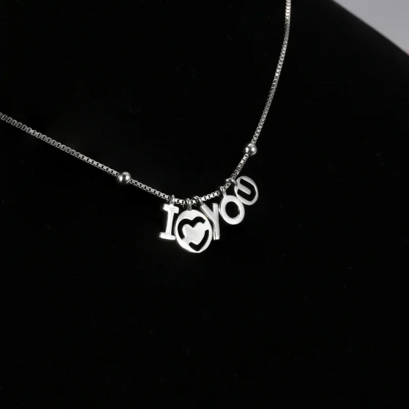 (bilde for) Pandora I Love You Necklace - 396580-60 - Vis 5
