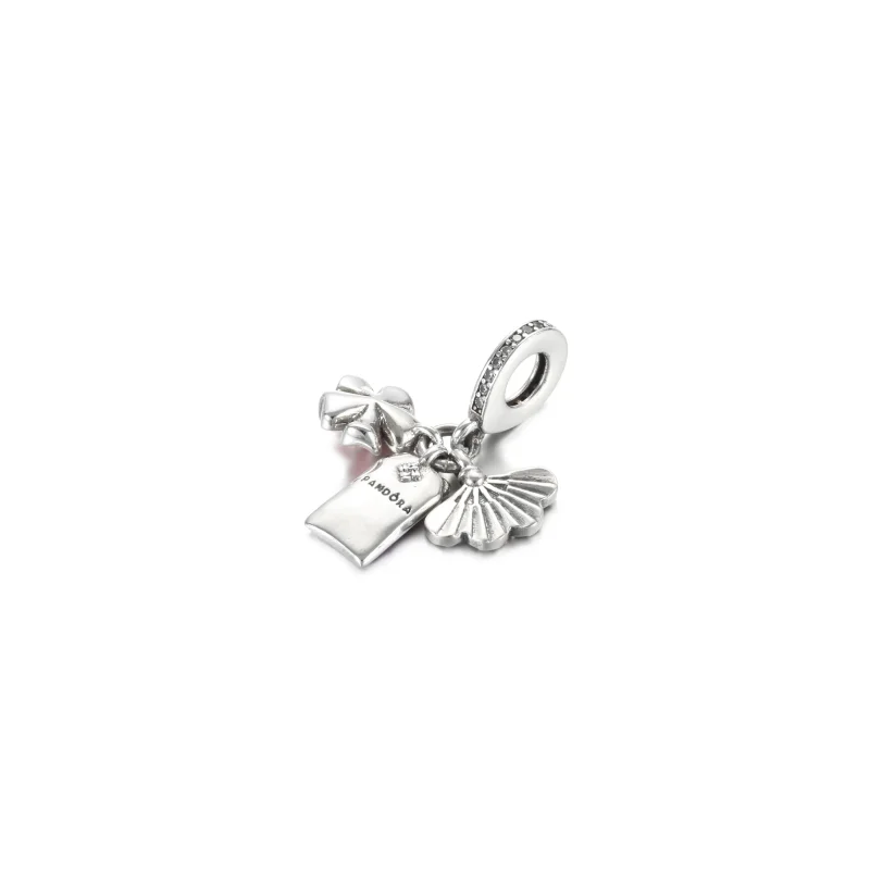 (bilde for) Pandora Japansk Sakura, Omamori og Vifte Hengende Charm - 799326C01 - Vis 3