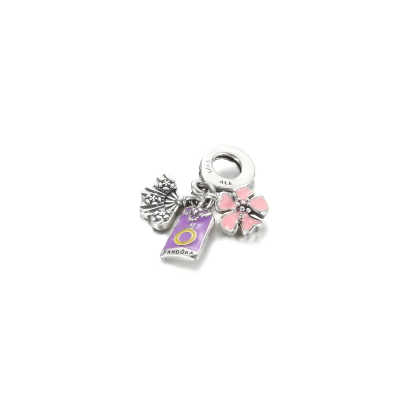 (bilde for) Pandora Japansk Sakura, Omamori og Vifte Hengende Charm - 799326C01 - Vis 4
