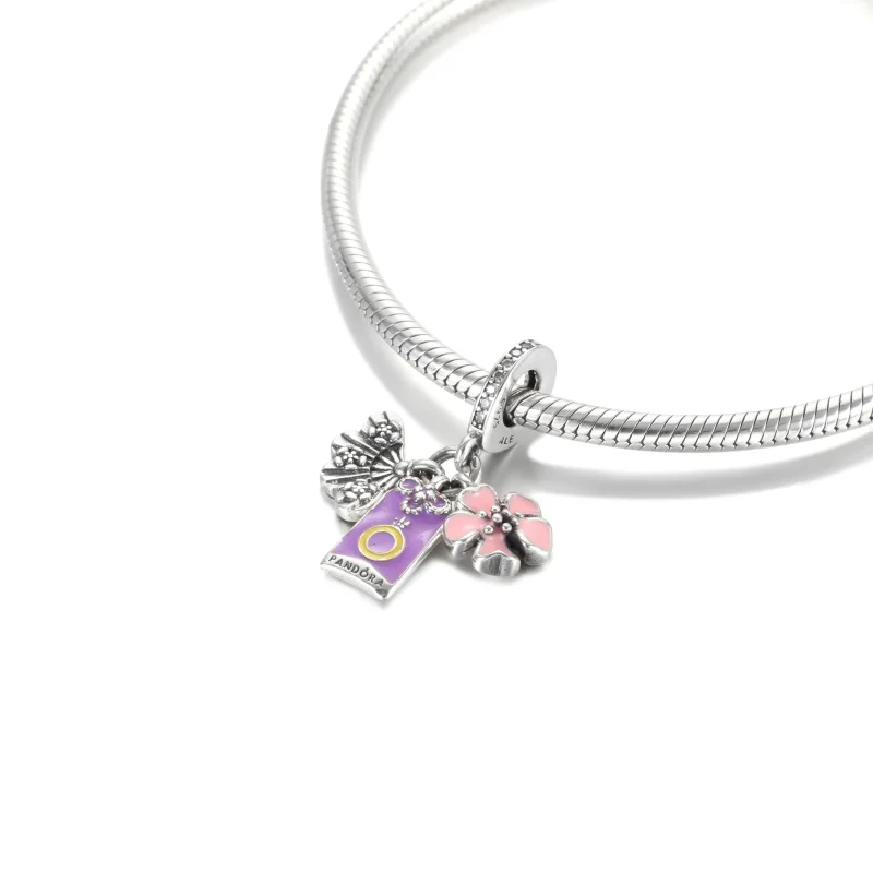 (bilde for) Pandora Japansk Sakura, Omamori og Vifte Hengende Charm - 799326C01 - Vis 5