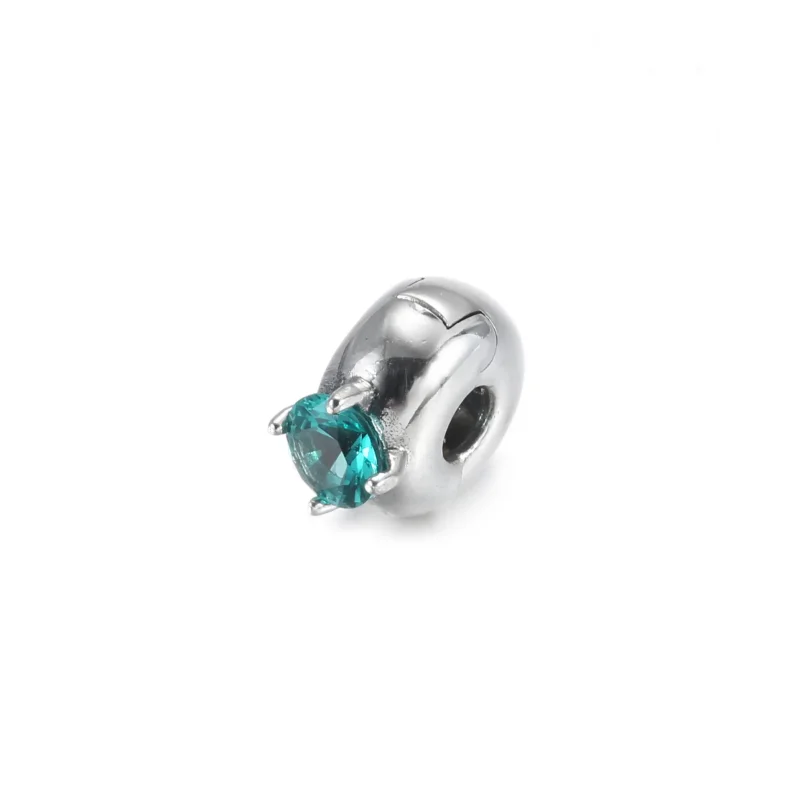 (bilde for) Pandora Lilla Rund Solitaire Klemmecharm - 799204C02 - Vis 4