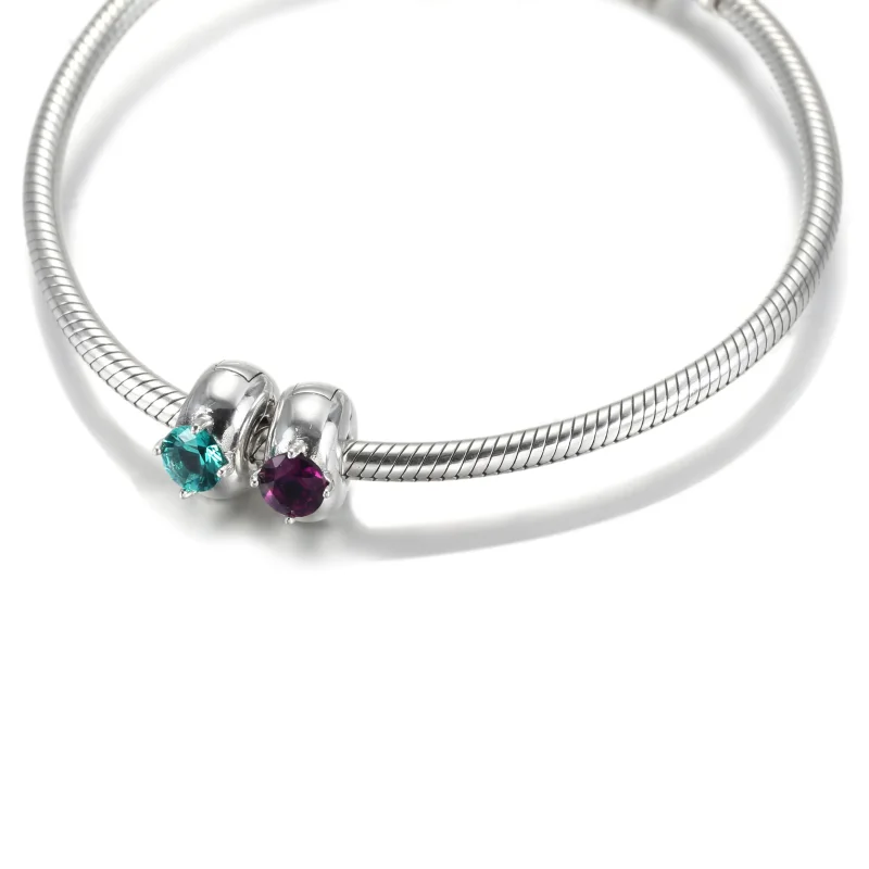 (bilde for) Pandora Lilla Rund Solitaire Klemmecharm - 799204C02 - Vis 8