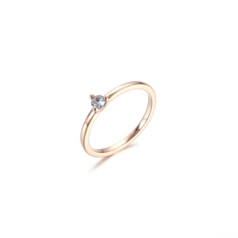(bilde for) Pandora Lys Blå Solitaire Ring - 189259C02 - Vis 7