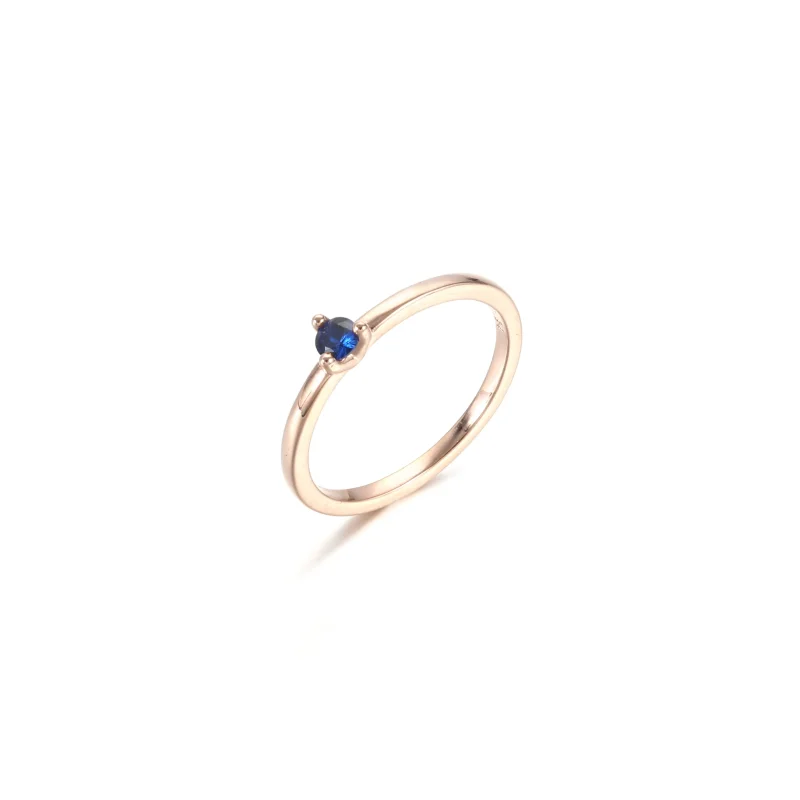 (bilde for) Pandora Lys Blå Solitaire Ring - 189259C02 - Vis 10