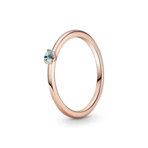 Pandora Lys Blå Solitaire Ring - 189259C02 (bilde for) Pandora Lys Blå Solitaire Ring - 189259C02