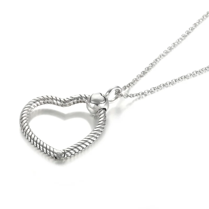 (bilde for) Pandora Moments Hjerte Charm Pendant - 399384C00 - Vis 4