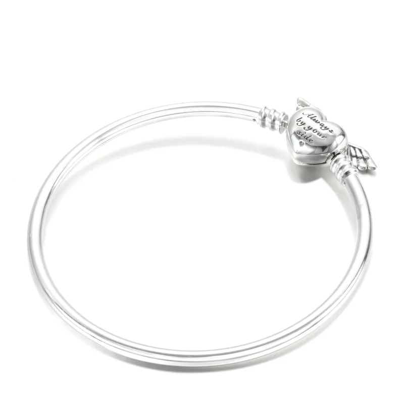 (bilde for) Pandora Moments Hjerte med vinger Bangle - 599379C00 - Vis 2