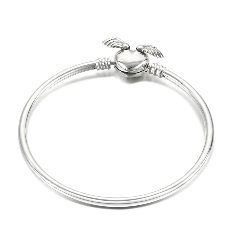 (bilde for) Pandora Moments Hjerte med vinger Bangle - 599379C00 - Vis 3