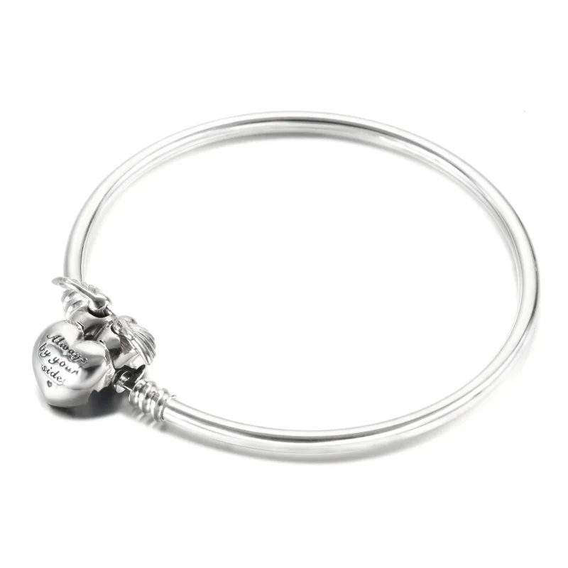 (bilde for) Pandora Moments Hjerte med vinger Bangle - 599379C00 - Vis 4
