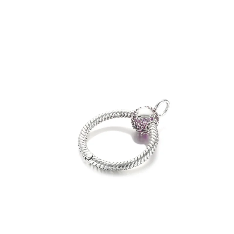 (bilde for) Pandora Moments Lite Rosa Pavé O Anheng - 399097C02 - Vis 4