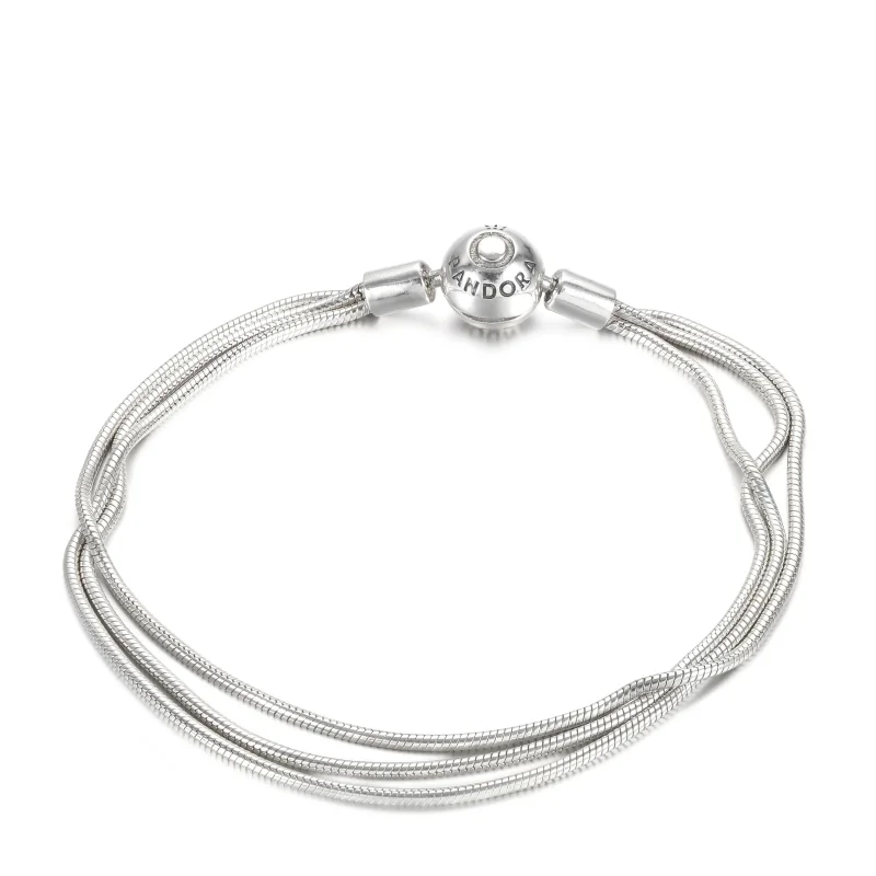 (bilde for) Pandora Moments Multi Slangekjedearmbånd - 599338C00 - Vis 2