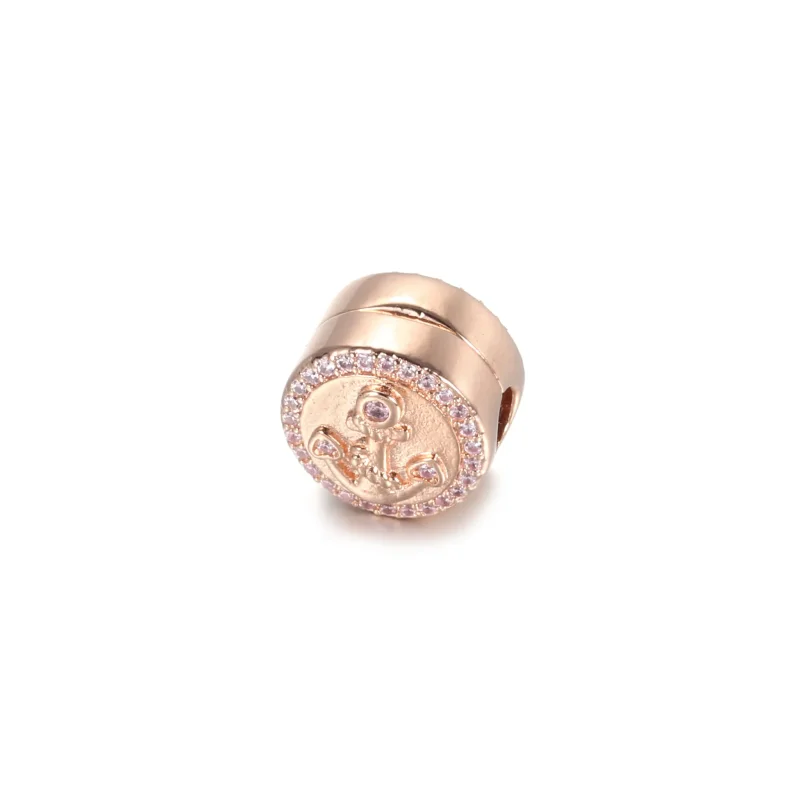 (bilde for) Pandora Rosa Funklende Anker Klemmecharm - 789019C01 - Vis 2
