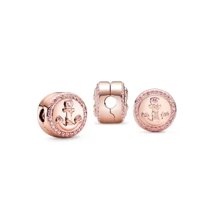 (bilde for) Pandora Rosa Funklende Anker Klemmecharm - 789019C01