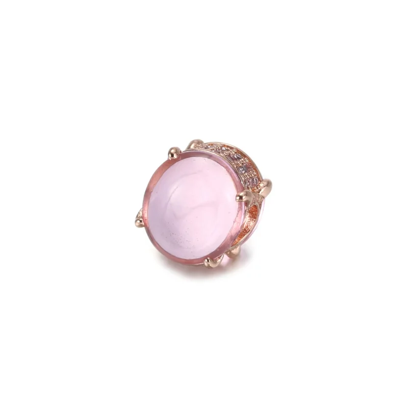 (bilde for) Pandora Rosa Oval Cabochon Charm - 789309C02 - Vis 2