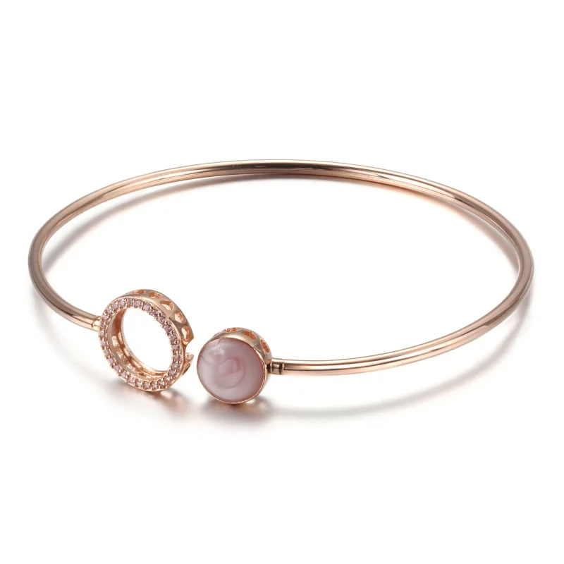 (bilde for) Pandora Rosa Virvel Bangle - 589287C01 - Vis 4