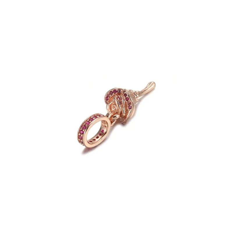 (bilde for) Pandora Roseblomster Hengende Charm - 789312C01 - Vis 4