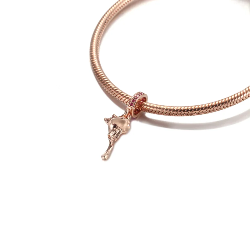 (bilde for) Pandora Roseblomster Hengende Charm - 789312C01 - Vis 5