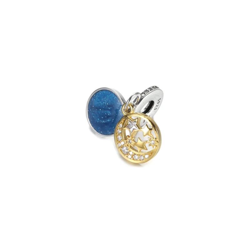 (bilde for) Pandora Shine Pandora "I Love You to the Moon and Back" Dingle Charm - 761993C01 - Vis 4