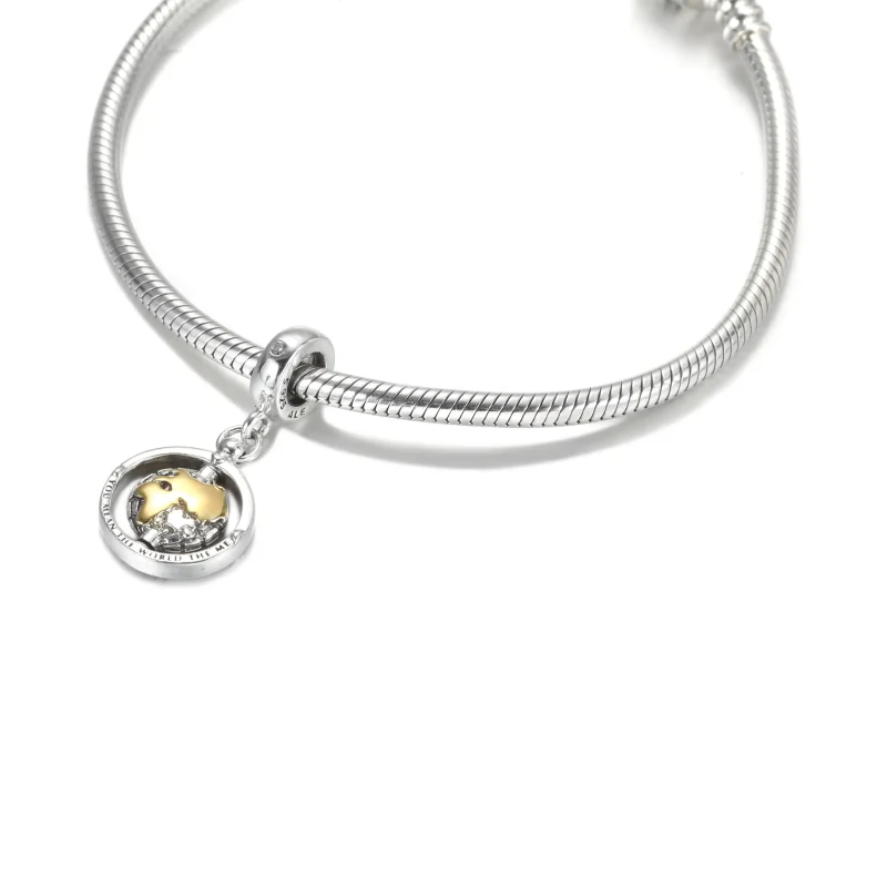 (bilde for) Pandora Snurrende Verden Hengende Charm - 799303C01 - Vis 5