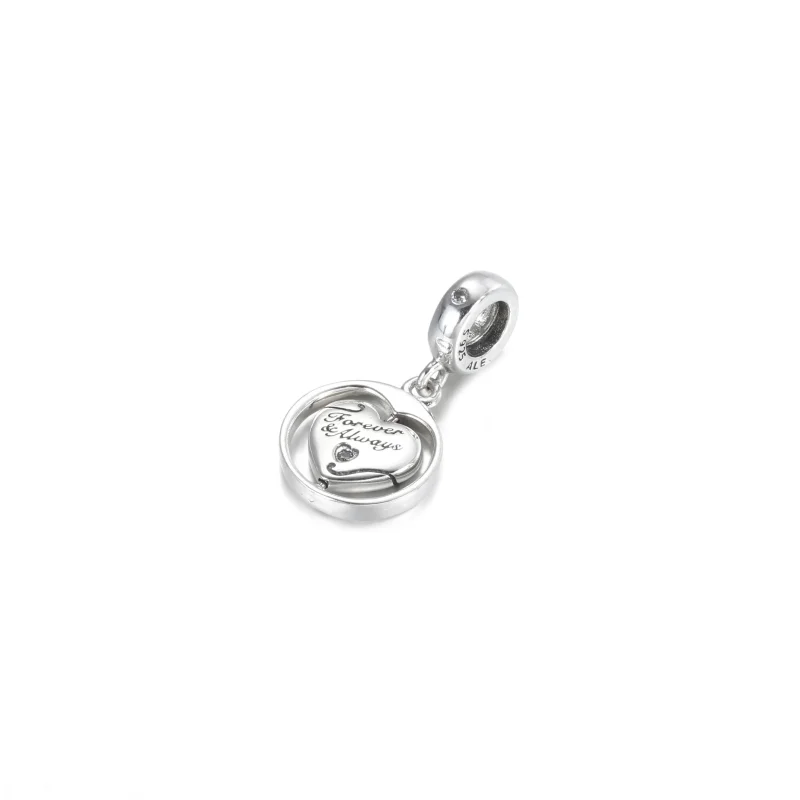 (bilde for) Pandora Snurrer For alltid og Alltid Sjelevenner Hengende Charm - 799266C01 - Vis 2