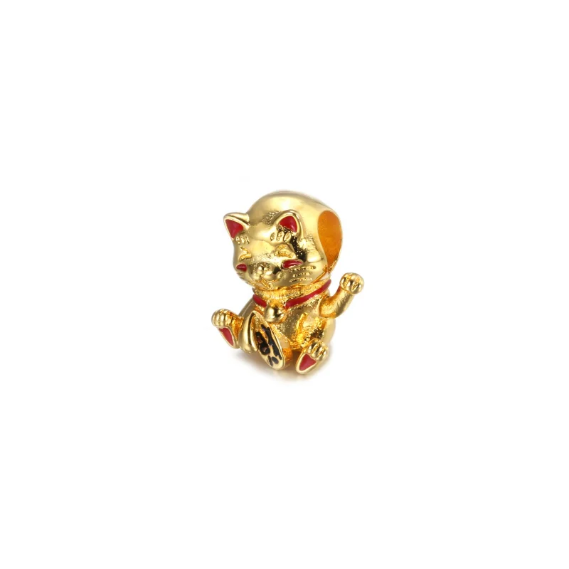 (bilde for) Pandora Søt Lykkekatt Charm - 769271C01 - Vis 2