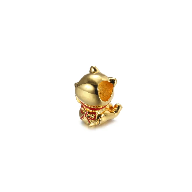 (bilde for) Pandora Søt Lykkekatt Charm - 769271C01 - Vis 3