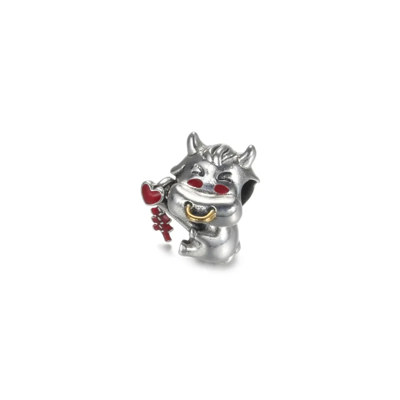 (bilde for) Pandora Søt Okse Charm - 799268C01 - Vis 2