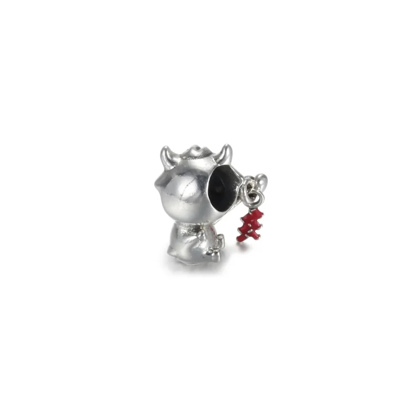 (bilde for) Pandora Søt Okse Charm - 799268C01 - Vis 3