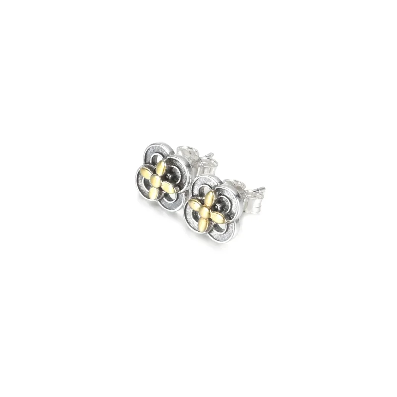 (bilde for) Pandora Tofarget Blomster Øredobber - 299349C00 - Vis 2