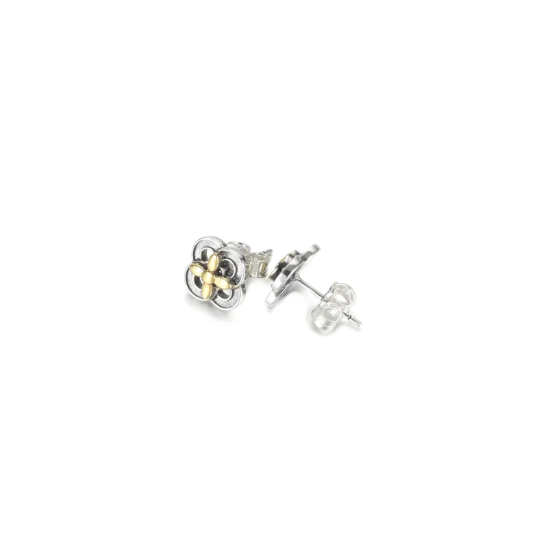 (bilde for) Pandora Tofarget Blomster Øredobber - 299349C00 - Vis 4
