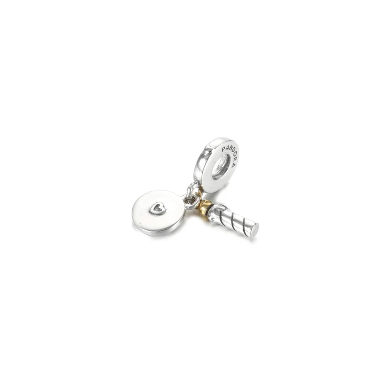 (bilde for) Pandora Tofarget Fødselsdagslys Hengende Charm - 799328C00 - Vis 3
