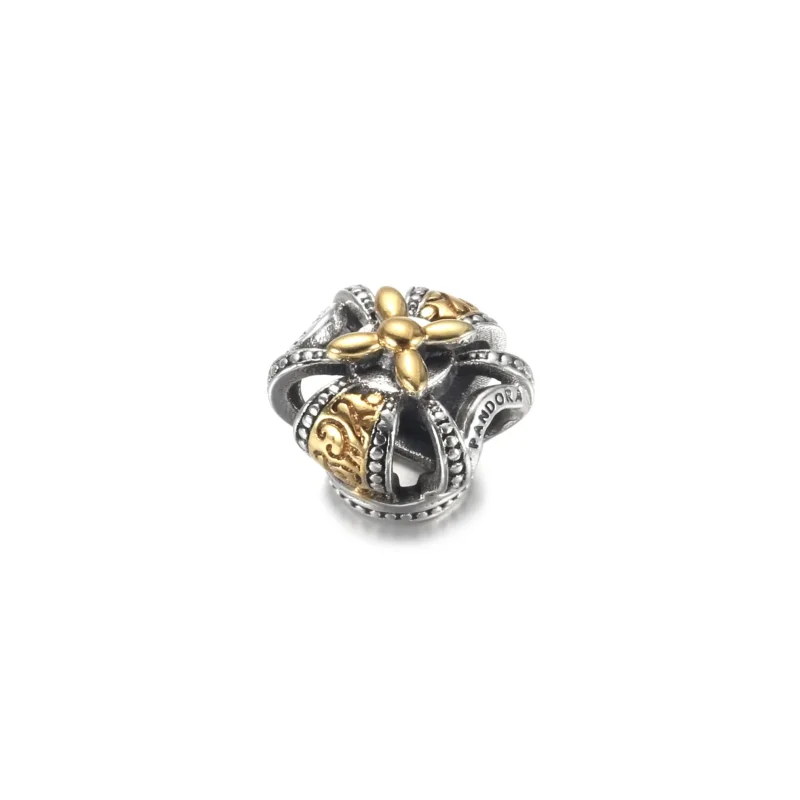 (bilde for) Pandora Tofarget Kongekrone Charm - 799340C00 - Vis 2