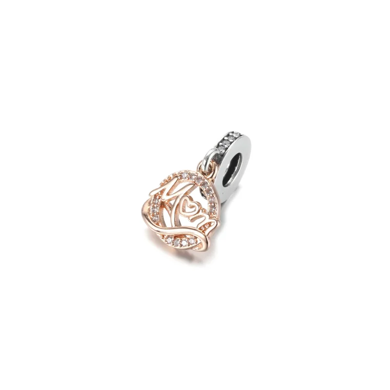 (bilde for) Pandora Tofarget Mor Hengende Charm - 789374C01 - Vis 4