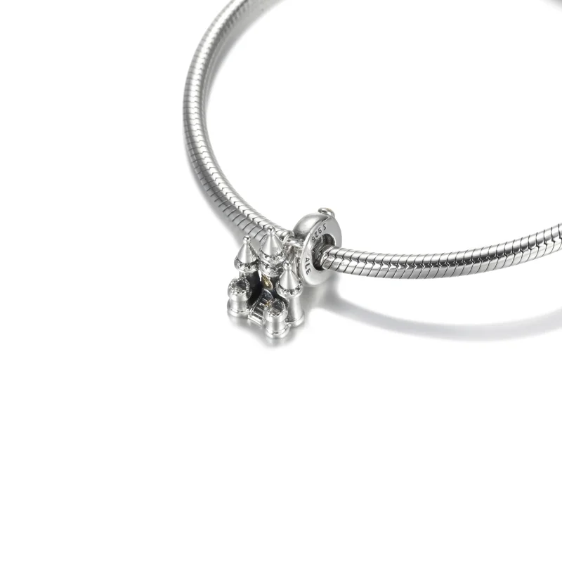(bilde for) Pandora Tofarget Slott Hengende Charm - 799337C00 - Vis 5