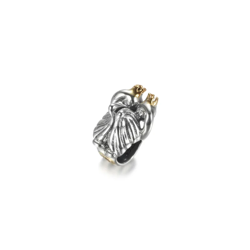 (bilde for) Pandora Tofarget Svaner og Hjerter Charm - 799315C00 - Vis 3